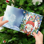 Diamond painting Christmas cards DIY set 12pcs with Santa designs and envelopes