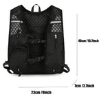Men running vest lightweight adjustable with 500ml soft flask included