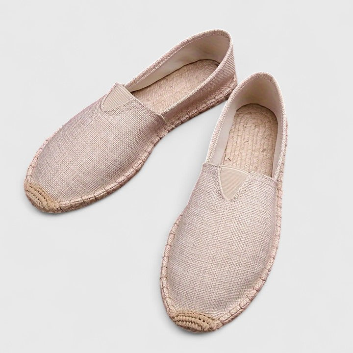Women orthopedic espadrilles slip on with woven sole