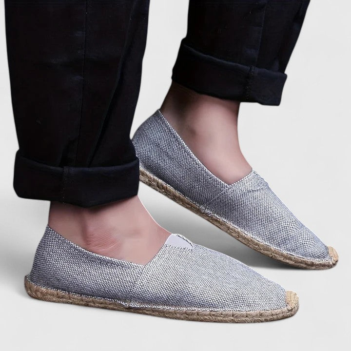 Women orthopedic espadrilles slip on with woven sole