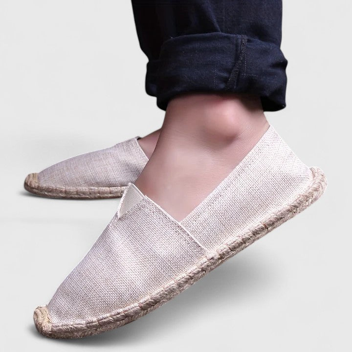 Women orthopedic espadrilles slip on with woven sole