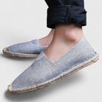 Women orthopedic espadrilles slip on with woven sole