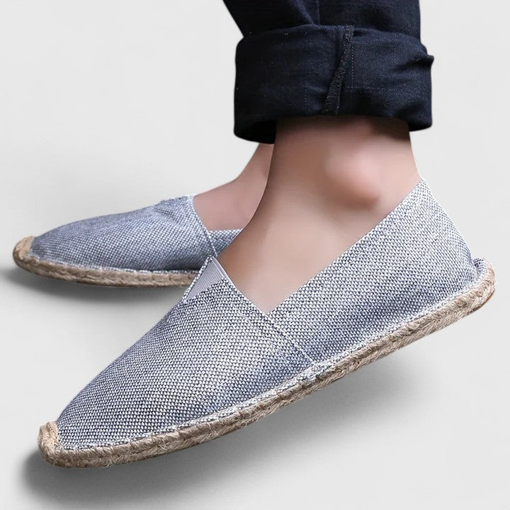 Women orthopedic espadrilles slip on with woven sole