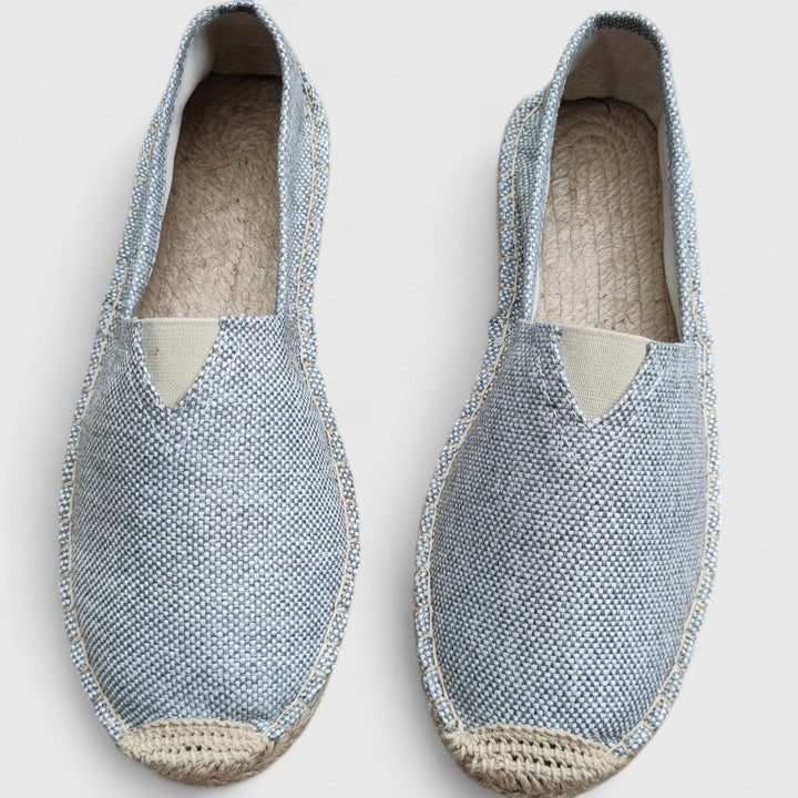 Women orthopedic espadrilles slip on with woven sole