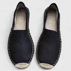 Women orthopedic espadrilles slip on with woven sole