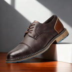 Men's Leather Loafers | Derby Oxford Shoes, Welt Stitched