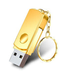 USB flash drive 2TB USB 3.0 aluminum waterproof portable keychain storage