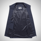 Men utility vest regular fit multi pocket zip high collar