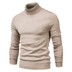 Men turtleneck sweater classic fit available in multiple colours