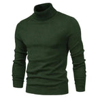 Men turtleneck sweater classic fit available in multiple colours