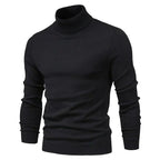 Men turtleneck sweater classic fit available in multiple colours