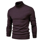 Men turtleneck sweater classic fit available in multiple colours