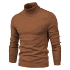 Men turtleneck sweater classic fit available in multiple colours