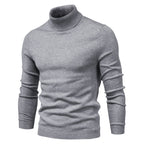 Men turtleneck sweater classic fit available in multiple colours