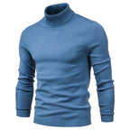 Men turtleneck sweater classic fit available in multiple colours