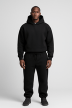 Men 2 piece tracksuit oversized hoodie and jogger set