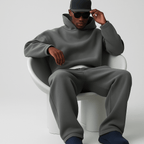 Men 2 piece tracksuit oversized hoodie and jogger set