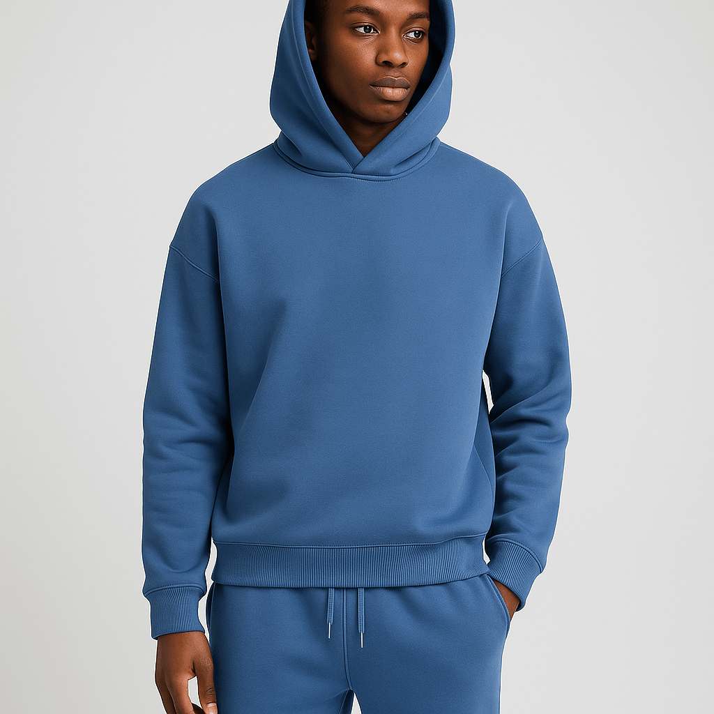 Men 2 piece tracksuit oversized hoodie and jogger set