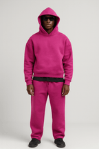 Men 2 piece tracksuit oversized hoodie and jogger set
