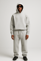 Men 2 piece tracksuit oversized hoodie and jogger set