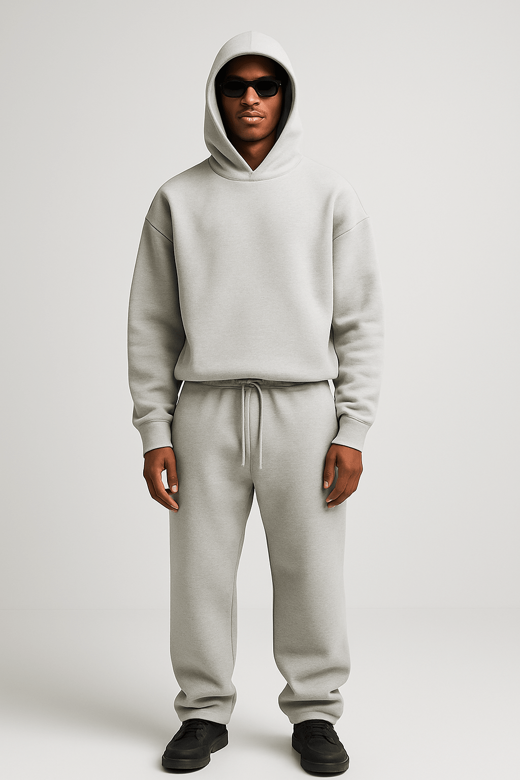 Men 2 piece tracksuit oversized hoodie and jogger set
