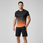 Men's sport set T-shirt and shorts breathable quick-dry activewear