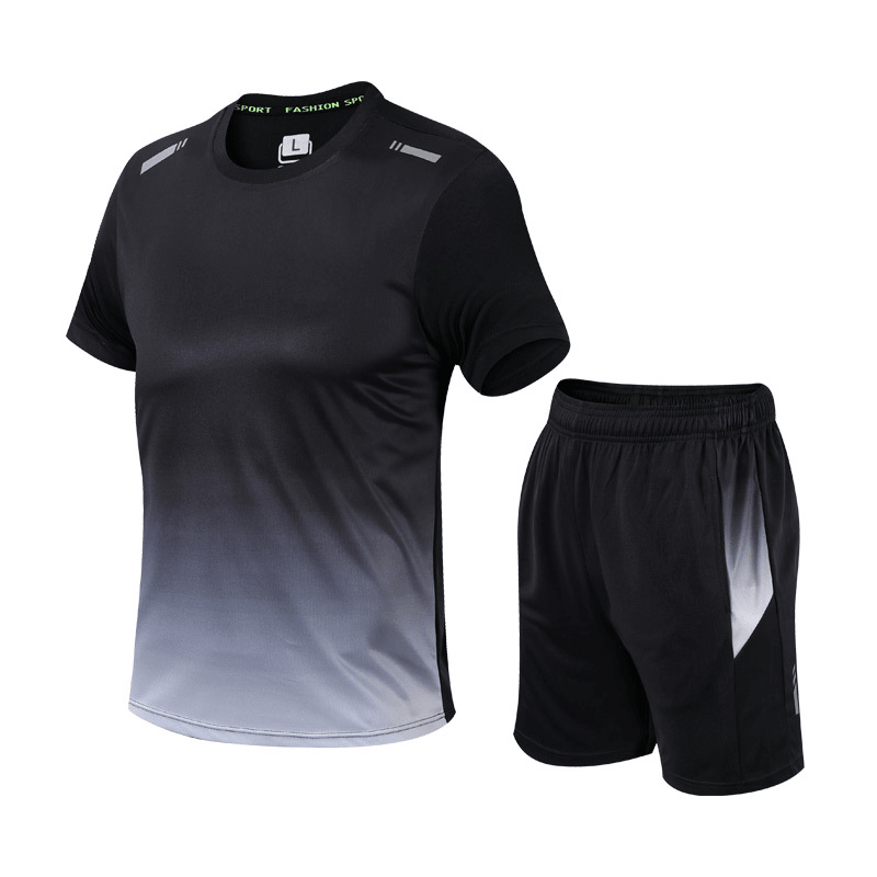Men's sport set T-shirt and shorts breathable quick-dry activewear