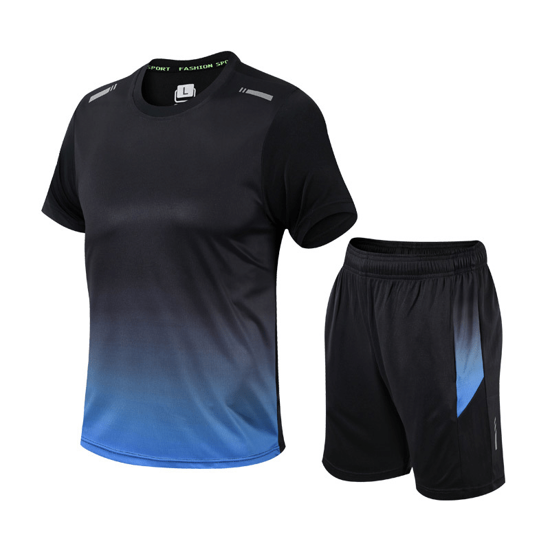 Men's sport set T-shirt and shorts breathable quick-dry activewear
