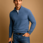 Men half zip pullover regular fit in multiple colours