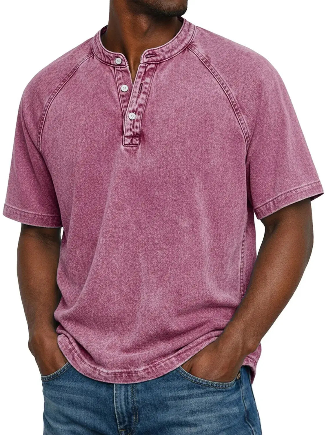 Men's short sleeve button-up casual shirt in multiple colors, straight fit
