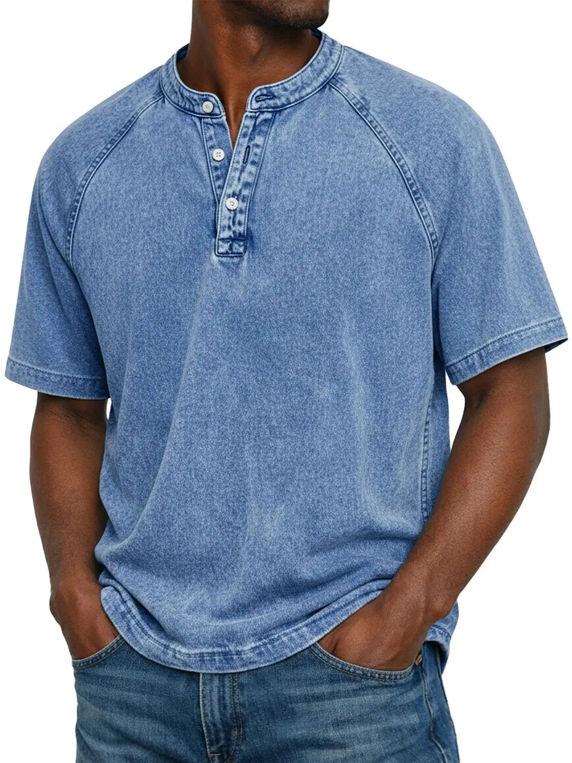 Men's short sleeve button-up casual shirt in multiple colors, straight fit