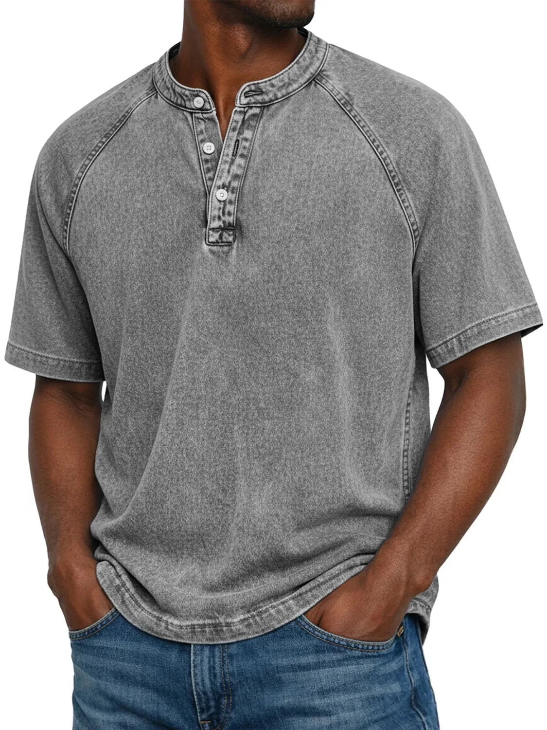 Men's short sleeve button-up casual shirt in multiple colors, straight fit