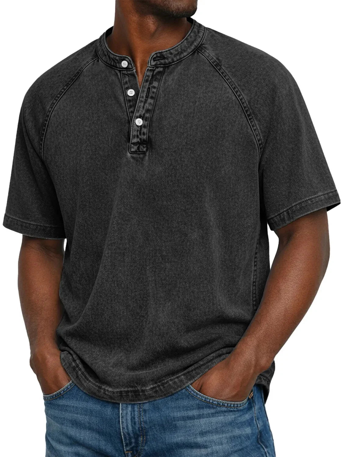 Men's short sleeve button-up casual shirt in multiple colors, straight fit