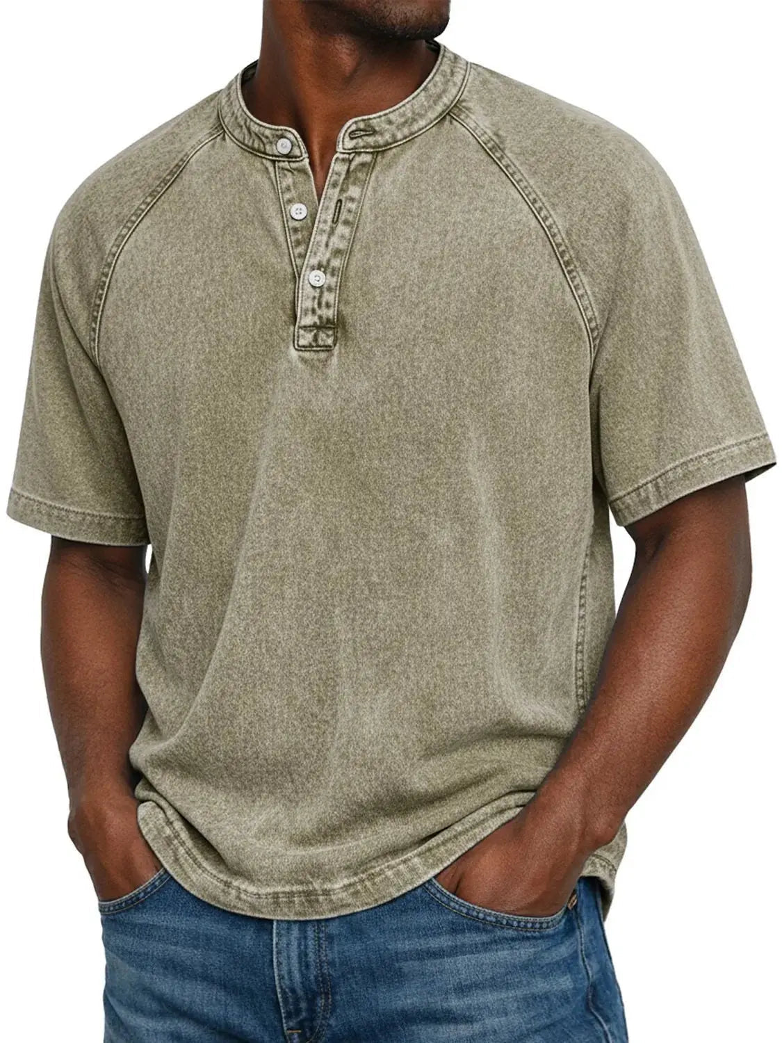 Men's short sleeve button-up casual shirt in multiple colors, straight fit