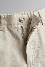 Men's linen suit set relaxed fit blazer and trousers, S to 4XL