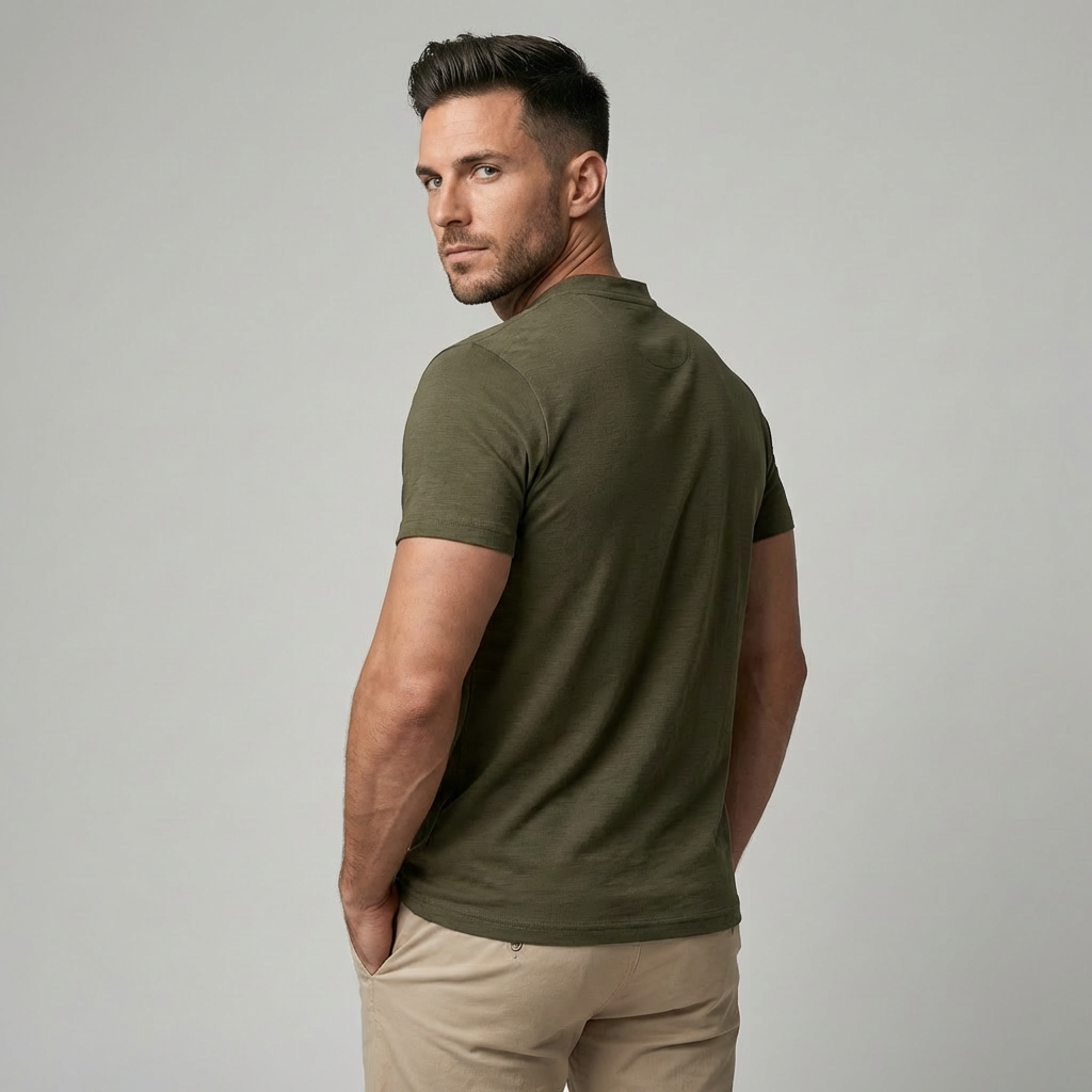 Men Polo Shirt Short Sleeve Collared Regular Fit Top
