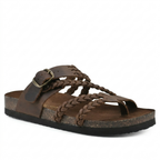 Women's Sandals | Woven Strap Flats | Lightweight Breathable Summer