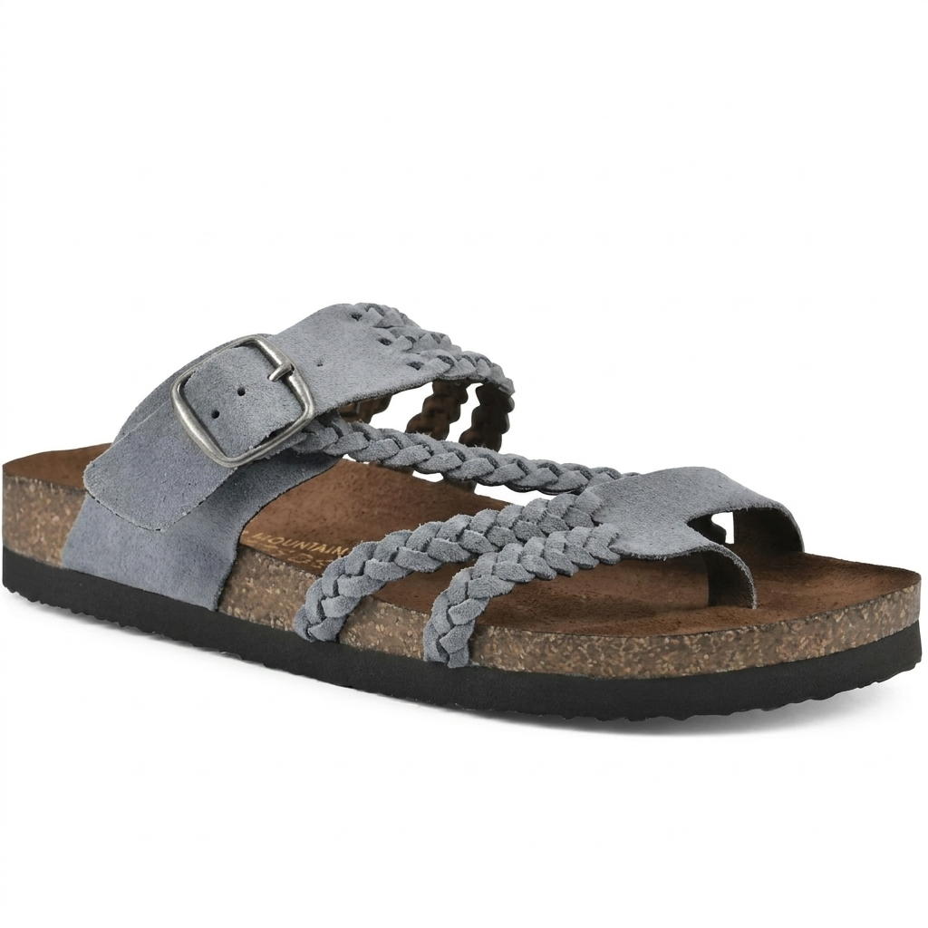Women's Sandals | Woven Strap Flats | Lightweight Breathable Summer