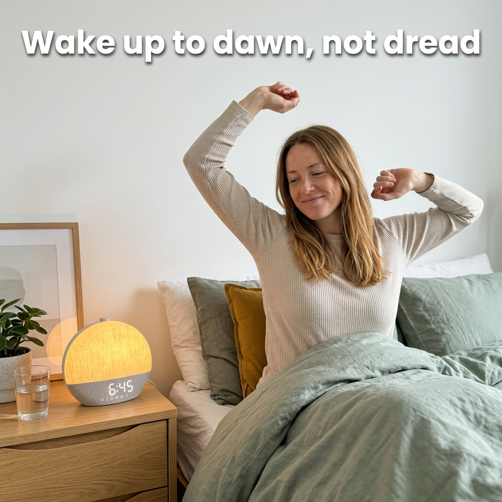 Sunrise Alarm Clock Dawn Simulator Wake Up Light | Linen
