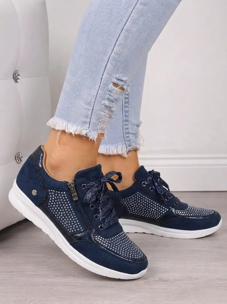 Orthopedic Shoes Women Sneakers Arch Support Zipper Cushioned