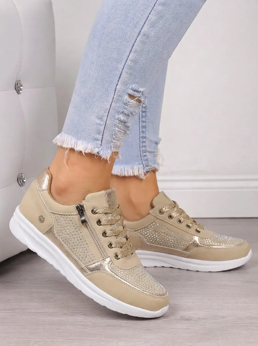 Orthopedic Shoes Women Sneakers Arch Support Zipper Cushioned