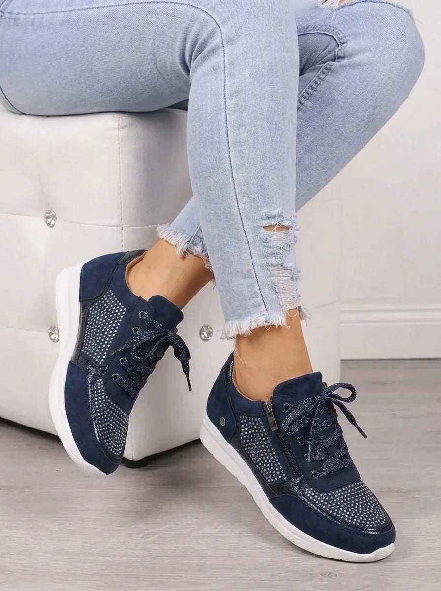 Orthopedic Shoes Women Sneakers Arch Support Zipper Cushioned