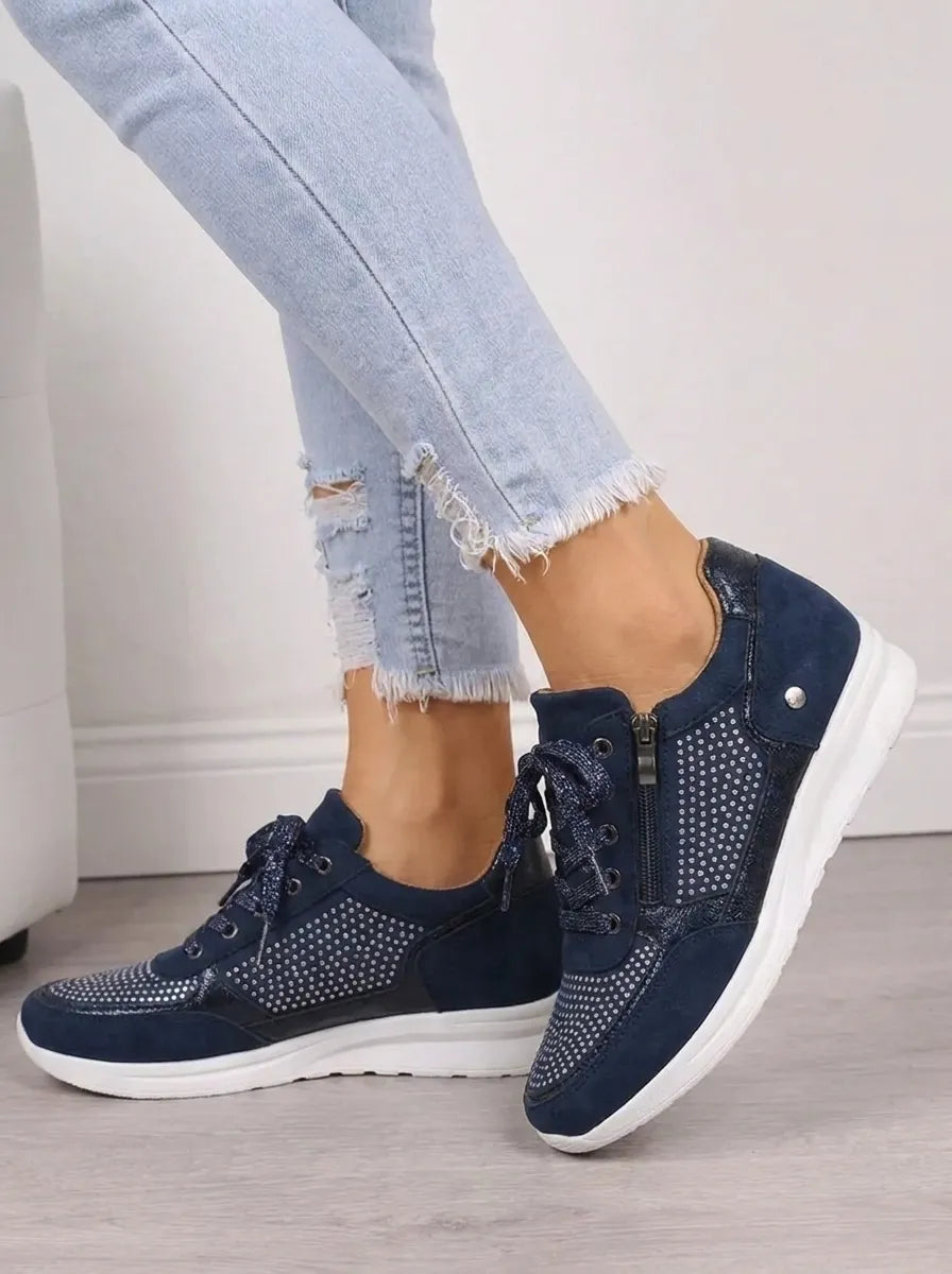 Orthopedic Shoes Women Sneakers Arch Support Zipper Cushioned