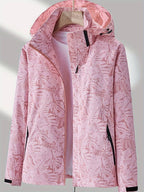 Men waterproof windproof jacket lightweight full-zip all season
