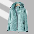 Men waterproof windproof jacket lightweight full-zip all season
