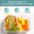 Food storage container set 35-piece airtight lids stackable leak-resistant