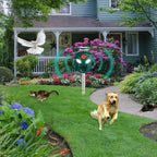 Solar animal repeller 360 degree ultrasonic motion sensor IP44 outdoor