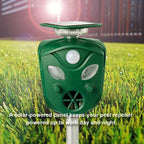 Solar animal repeller 360 degree ultrasonic motion sensor IP44 outdoor