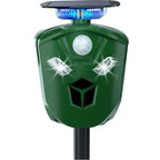 Solar animal repeller 360 degree ultrasonic motion sensor IP44 outdoor
