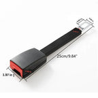Rigid stem seat belt extender 11 inch upright buckle extension for cars and SUVs